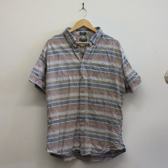 Eddie Bauer classic fit striped button down size TXL - Picture 1 of 5